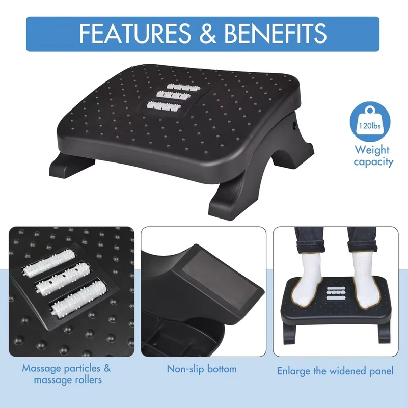 Ergonomische voetsteun voor on - Footrest Under Desk recensie en prijs
