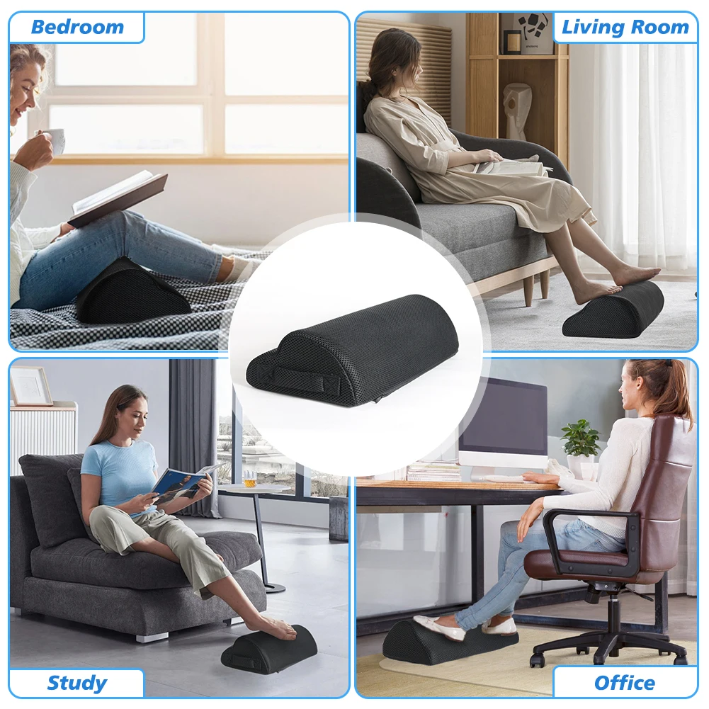 Kantoorkruk van traagschuim vo - Footrest Under Desk recensie en prijs