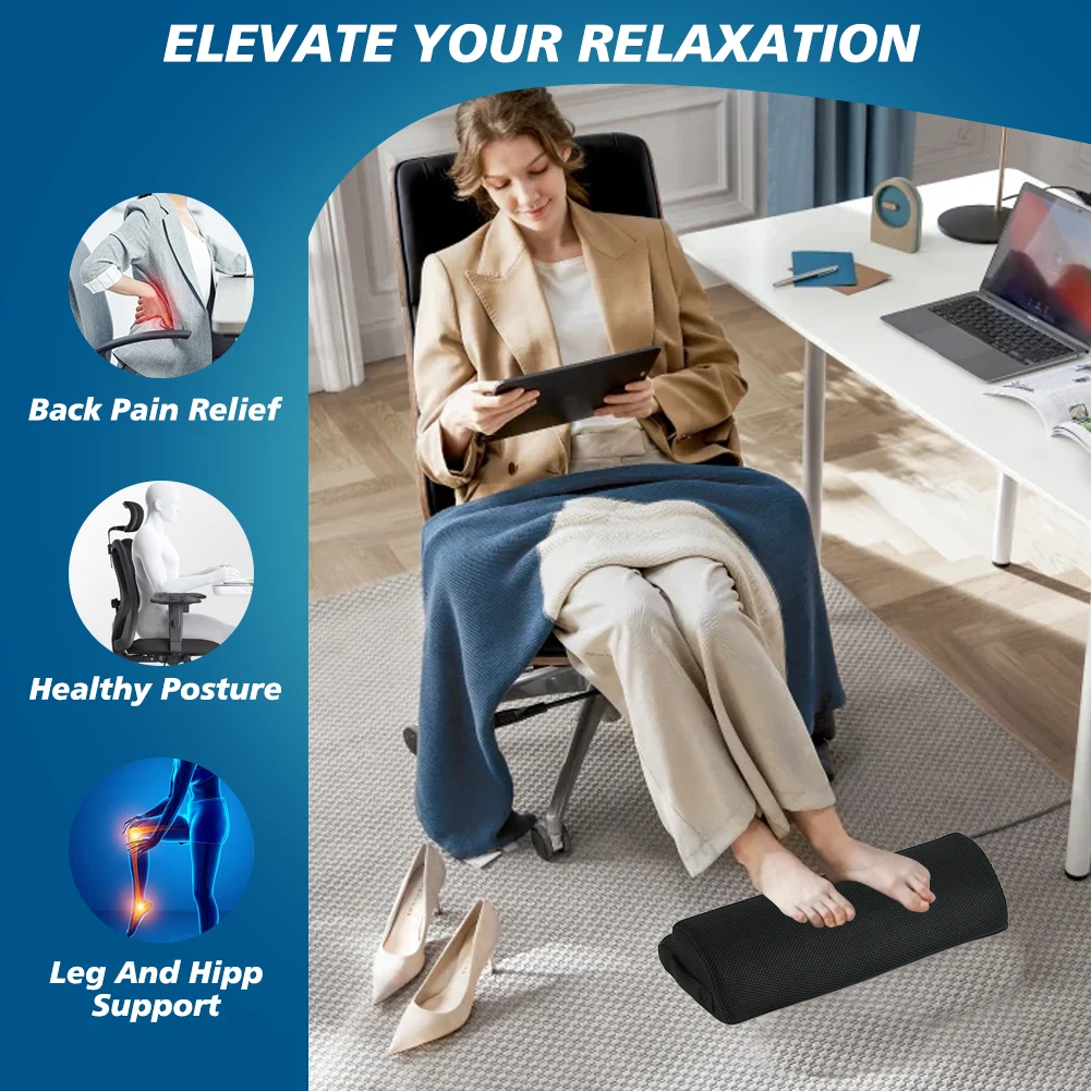 Kantoorkruk van traagschuim vo - Footrest Under Desk recensie en prijs